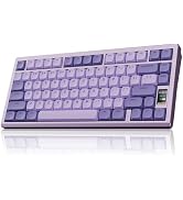Chilkey ND75 LP Low Profile Aluminum Mechanical Keyboard, 75 Percent Wireless Gaming Keyboard w/S...