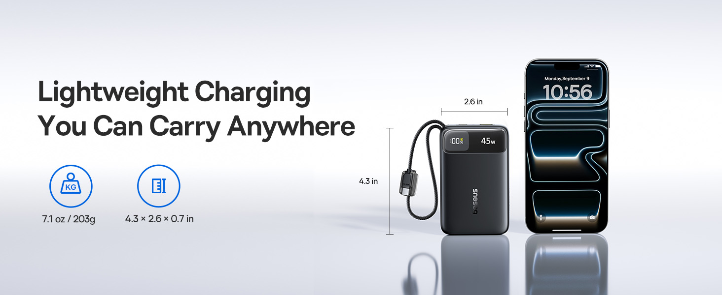Enerfill fc11 10000mah 45W power bank