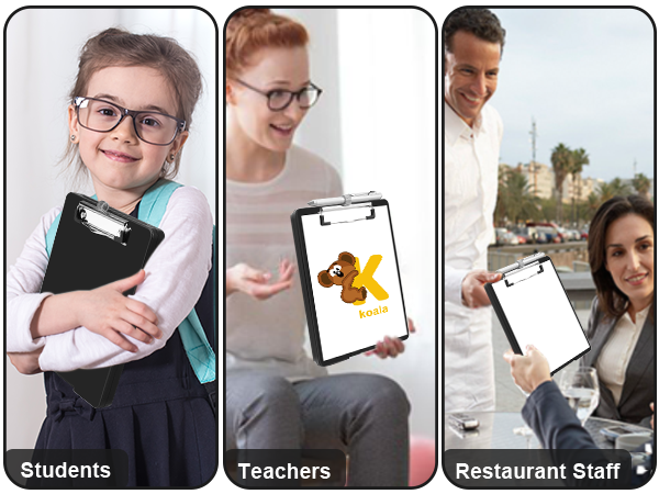 Plastic Clipboard with Pen Holder Clip Boards with Low Profile Clip Clip Board Classroom Supplies