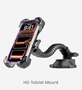 Bracketron X-Lock Heavy Duty Car Phone Holder Truck Dash Windshield Mount | 4-point XGrip securit...