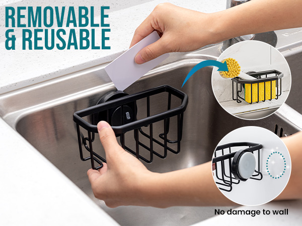 suction cup sponge holder for kitchen sink