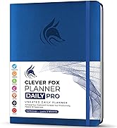 Clever Fox Planner Daily PRO - 8.5 x 11" A4 Size Daily Life Planner and Gratitude Journal to Incr...