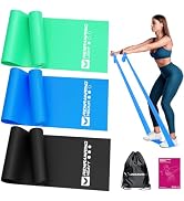 Resistance Bands for Working Out, Exercise Bands for Physical Therapy, Stretch, Recovery, Pilates...