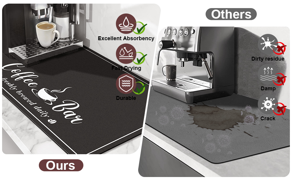 coffee station mat