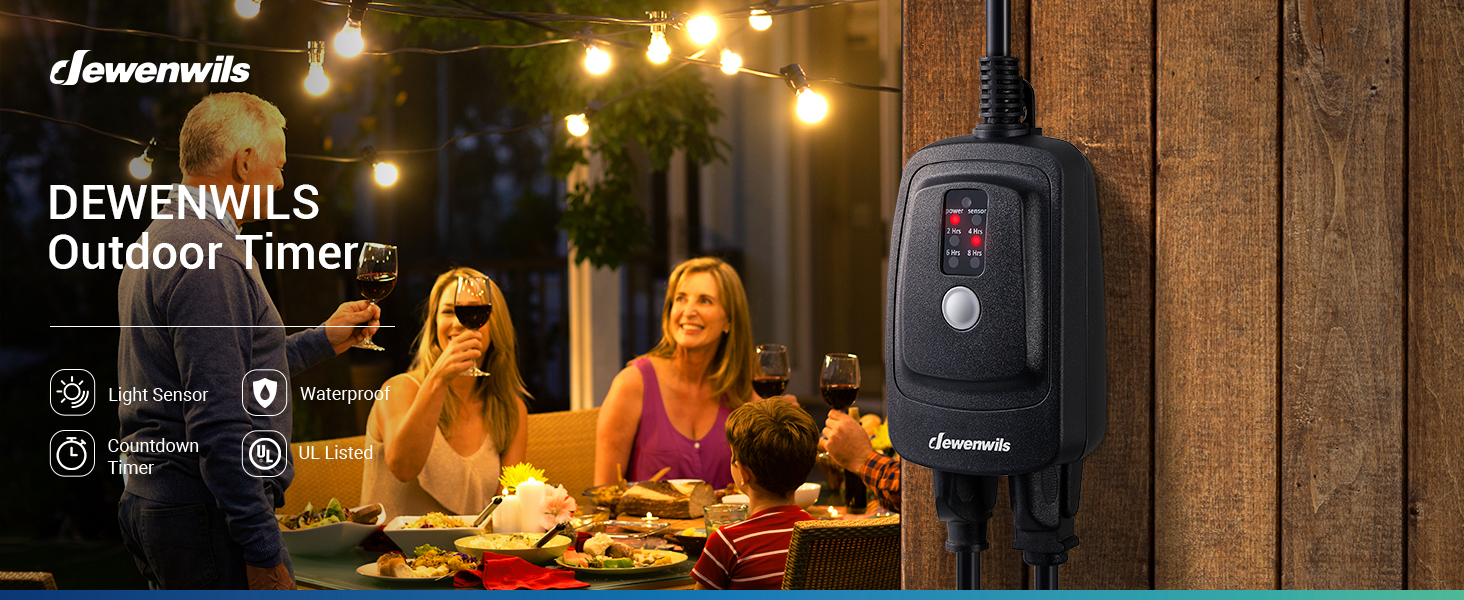 outdoor timer outlet waterproof