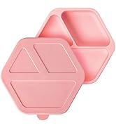 Tiny Twinkle Silicone Suction Baby Plate, Suction Grip Divided Dish for First Foods and Self-Feed...