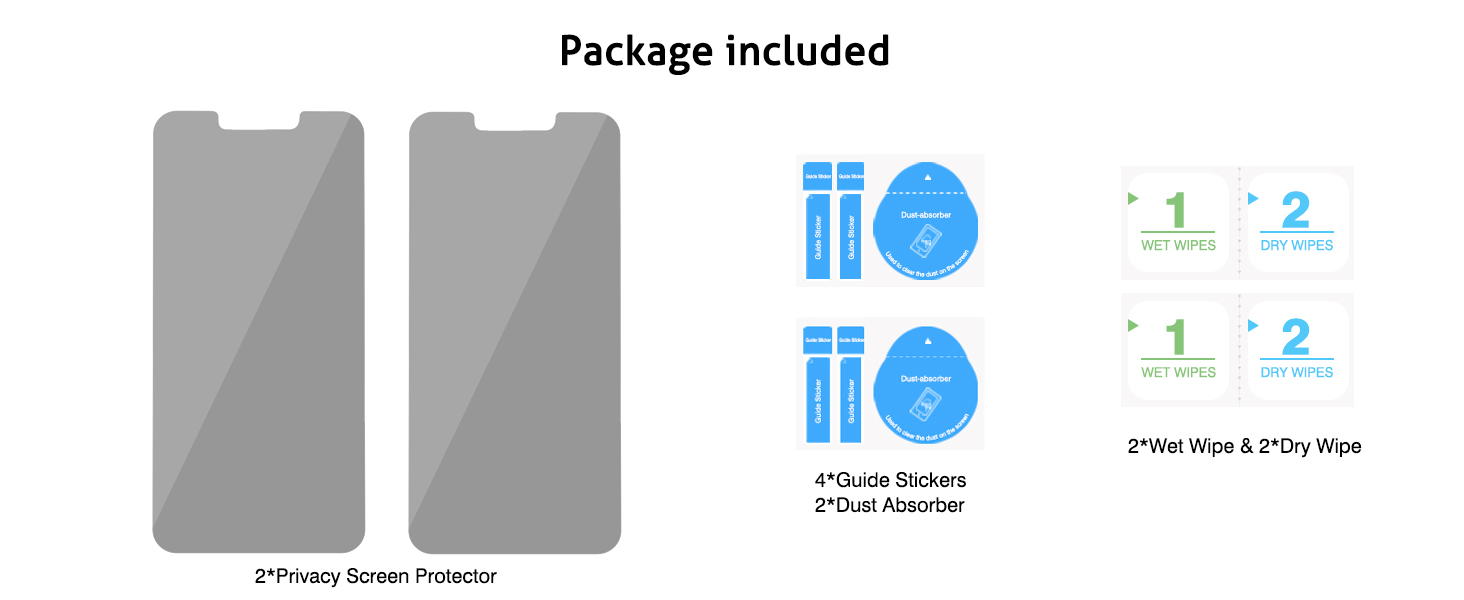 13 privacy screen protector 2P