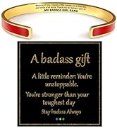 Roe Dolph Badass Gifts for Women Badass Girl Gang Bracelet Best Friend Bangle Bracelet Birthday B...