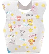 KIIS Disposable Baby Bibs for Baby Boys and Girls - Individually Packaged - Hygienic, Soft and Le...