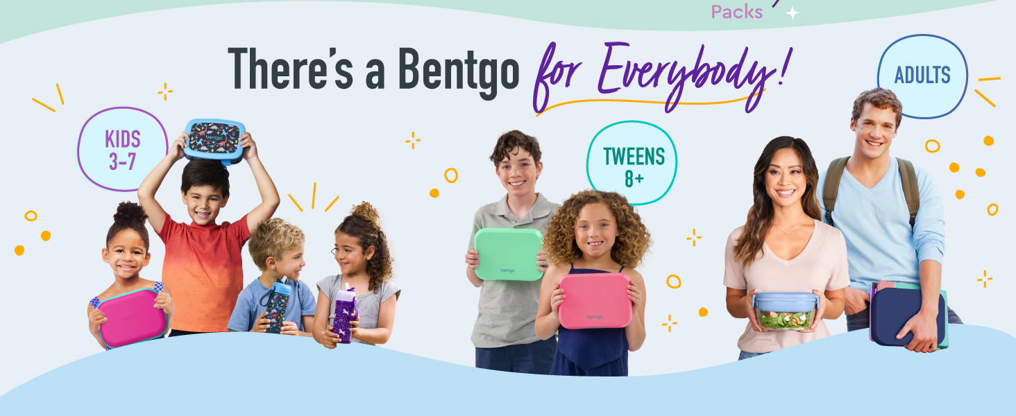 bentgo water bottle, bentgo lunch boxes, lunch sets, lunch boxes for kids, lunch boxes for adults