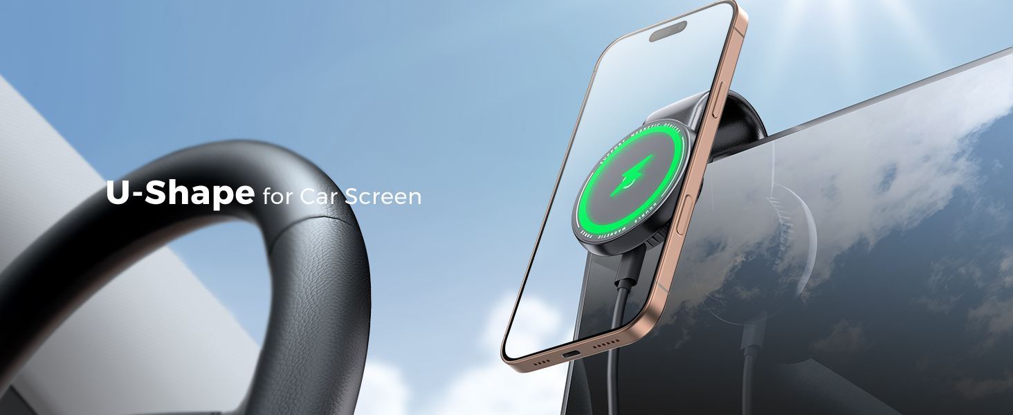 265 MagSafe car mount charger wireless