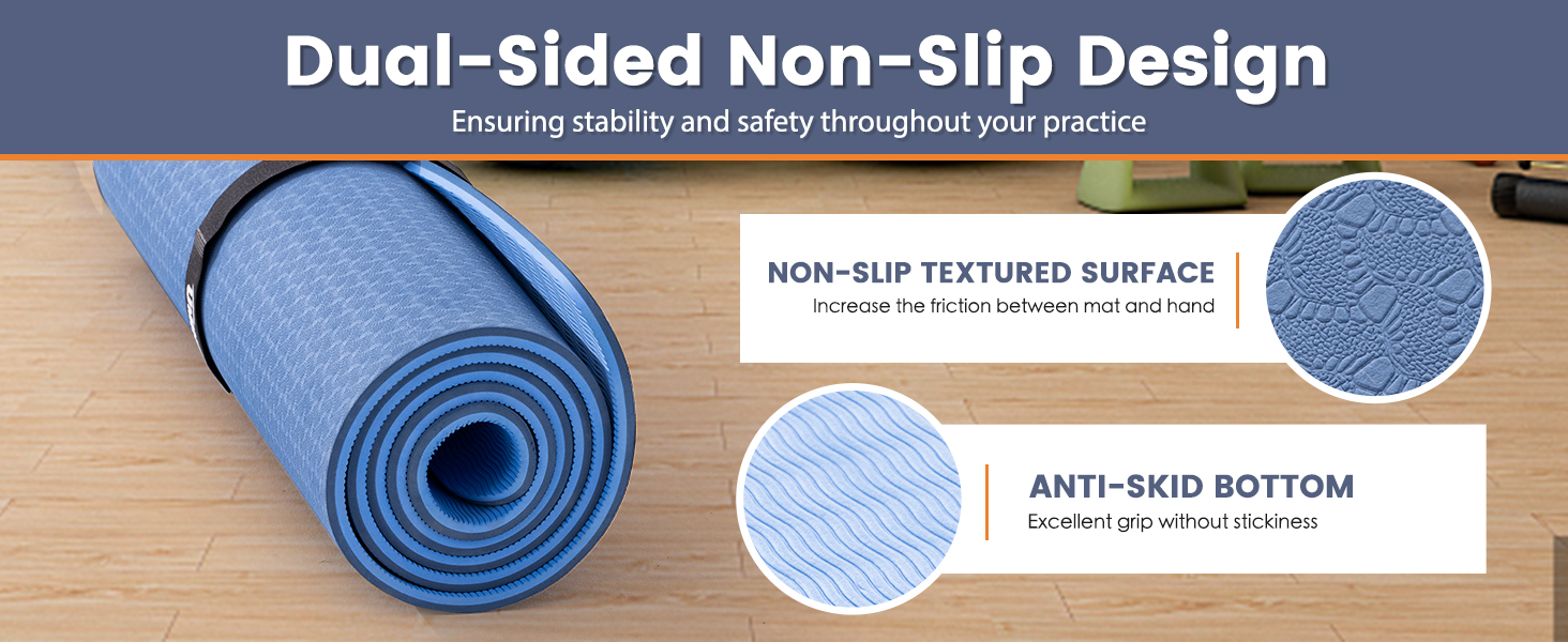 Dual-sided Non-Slip design