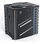 Dr Infrared Heater DR-1100HP Full DC Inverter 110,000 BTU Heat Pump Ground Swimming Pools, WiFi S...