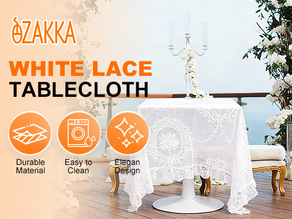 White lace Tablecloth