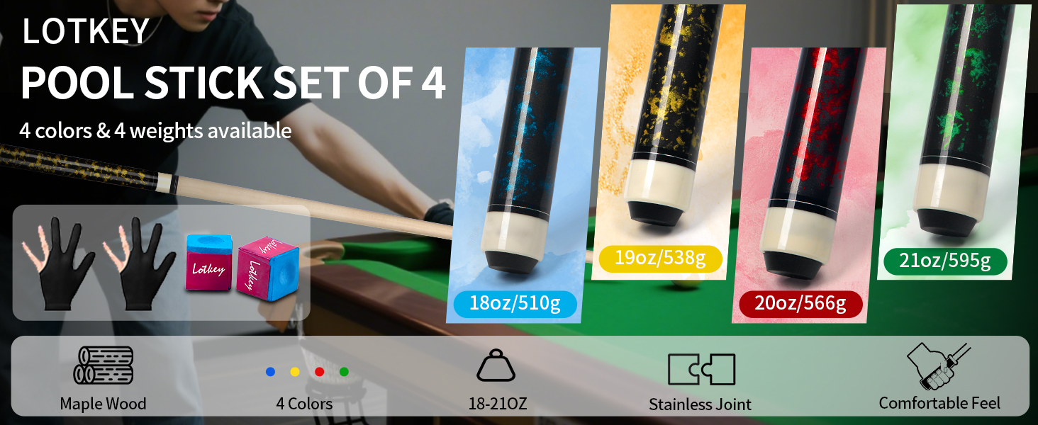 pool cues