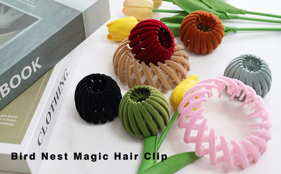 bird nest magic hair clip