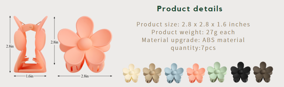 hair clips hair clips for women claw clips for thick hair hair clip Hair Claw Clipsflower hair clip
