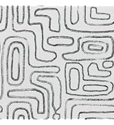 LXCREAT Wallpaper Peel and Stick Modern 17.32"x196.8" Dark and White Geometric Wallpaper Boho Con...