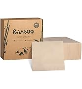 MORGIANA 100 Pcs Disposable Paper Napkins, Eco Napkins Biodegradable, Compostable Serviettes, Bro...
