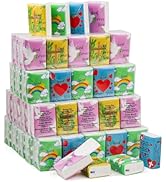 HAIFOTRVA 100Pcs Bible Tissues Travel Size Bulk,3 Ply Mini Pocket Tissues Travel Packs Bulk with ...