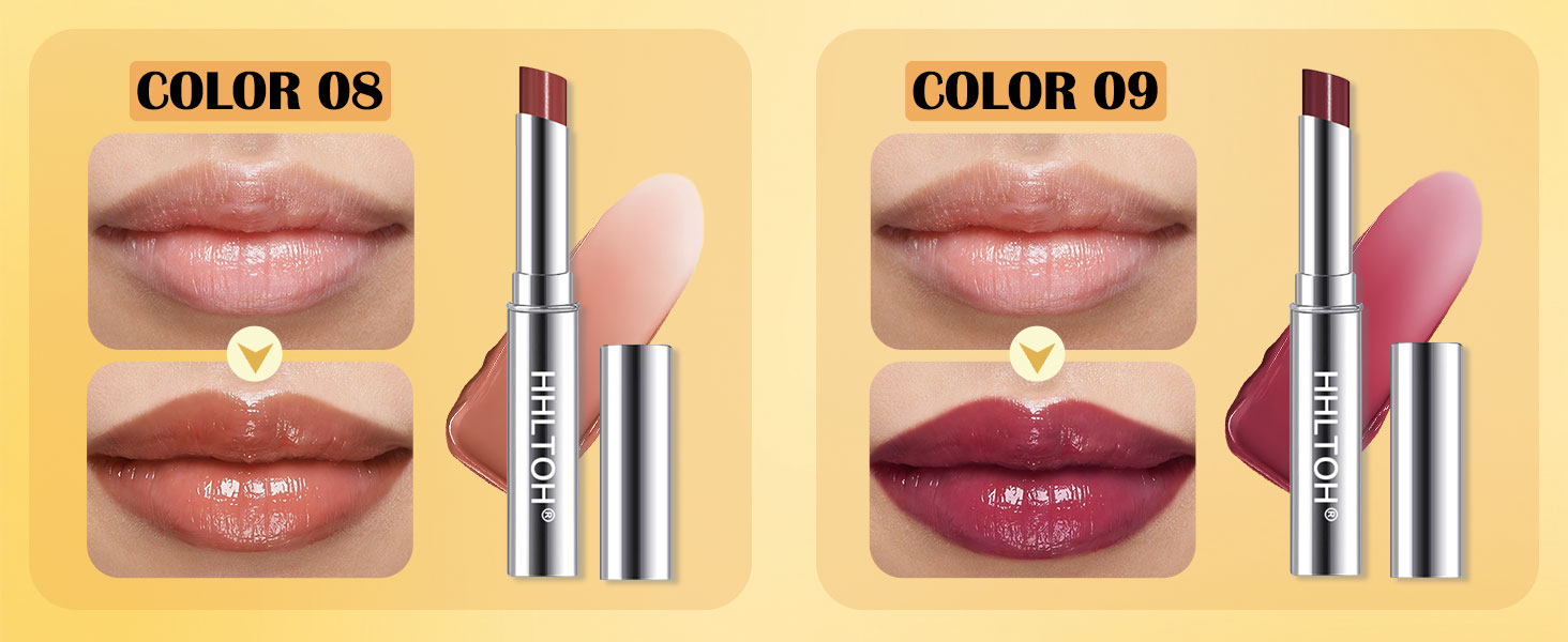 Honey Tinted Lip Balm for Women, Hydrating Lip Oil Stick Lipstick