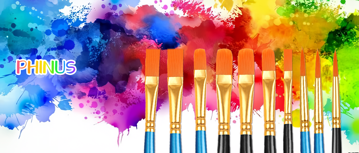 20 Pcs Paint Brushes