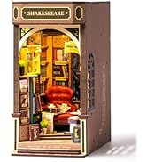 Rolife DIY Book Nook Kit 3D Wooden Puzzles for Adults 8.6" Bookstore Miniature House Kit Booknook...