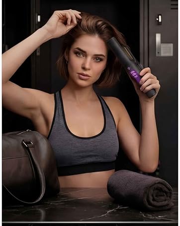 Cordless Titanium Flat Iron for Short Hair