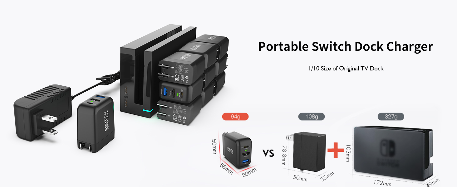 Portable Switch Dock Charger