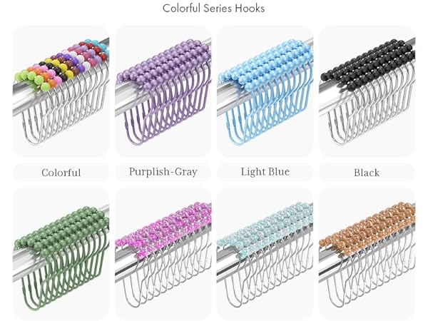 shower curtain hooks