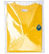 Wowfit 100 Count 9x12 inches Clear Cellophane Plastic Bags, Resealable Self-Sealing Cello Bags Gr...