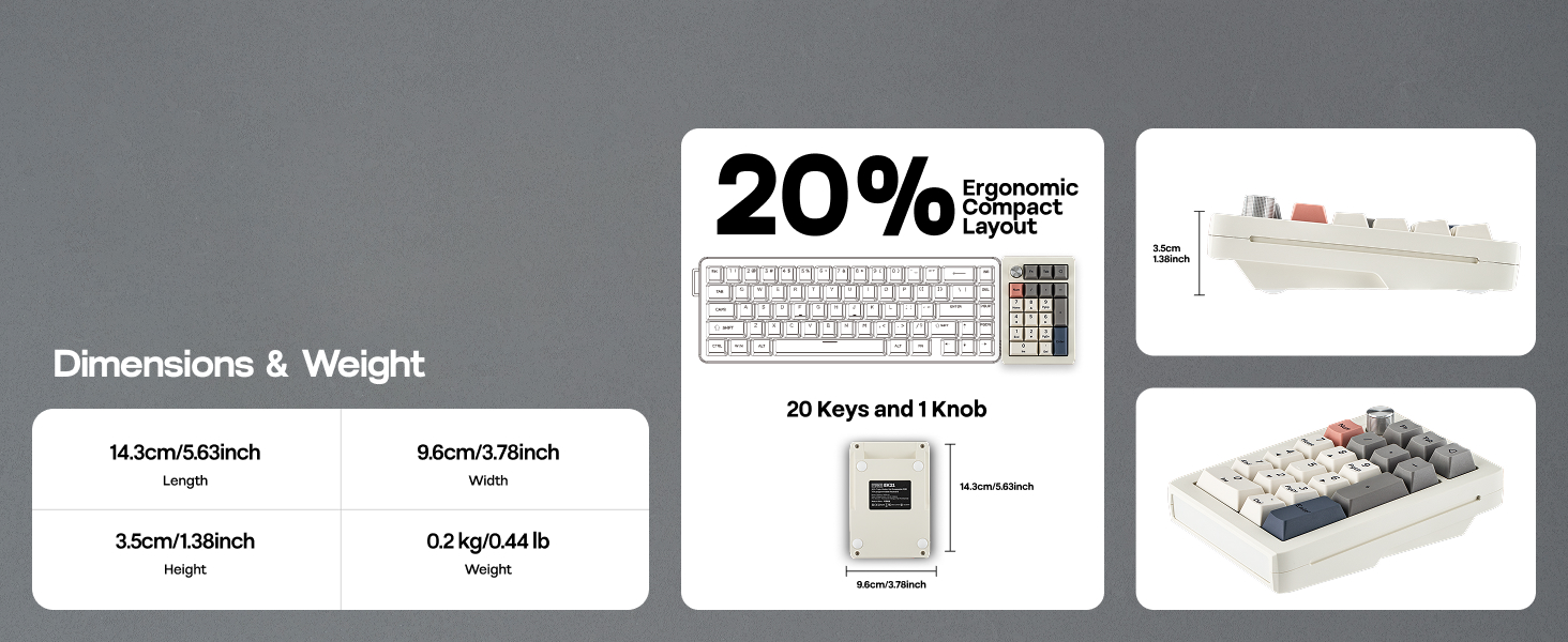 EK21 VIA Mechanical Number Pad