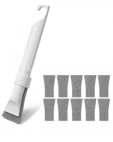 Crevice Cleaning Brush with 10 Replacement pads