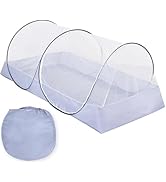 Pop Up Mosquito Net, Foldable Travel Mesh Tent, Bed Canopy for Camping and Outdoor Trip, for Twin...