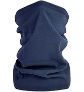 SHEVERCH Winter Fleece Neck Warmer Windproof Gaiter Face Mask Cover Cold Weather scarf For Men Wo...