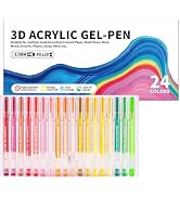 MengRan Gel Pens, 1mm Medium Tip, Assorted Multicolor Ink, Ideal for Journaling & Coloring, Gift ...