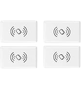 4 PCS Smart Lock Key Fobs, IC Cards, 13.56MHz Card Frequency (White)