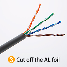 RJ45 Pass through connector