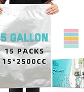 15pcs 5 gallon mylar bags