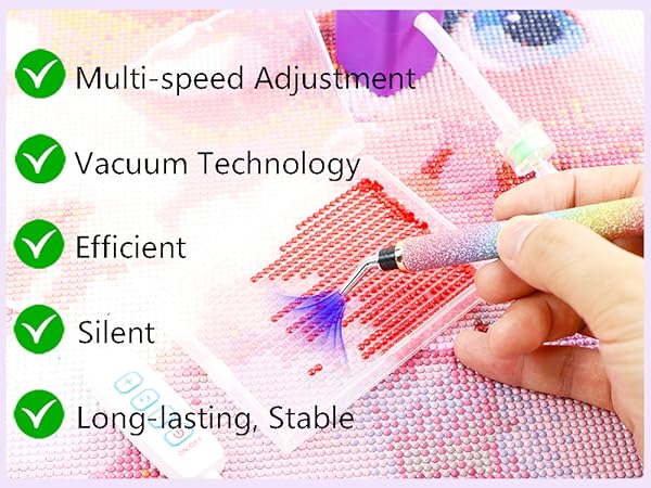vacuum electric diamond painting pen