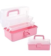 Flower River 11(in) Versatile Three-Layer Folding Organizer Box,Ideal for Art & Crafts,Toys,Sewin...
