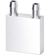 Aluminum Water Cooling Block, Liquid Water Cooler Heat Sink System for PC Computer CPU Graphics R...