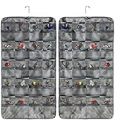 AARAINBOW Hanging Jewelry Organizer Dual-Sided Closet Accesoory Organizer with 80 Pockets Jewelry...