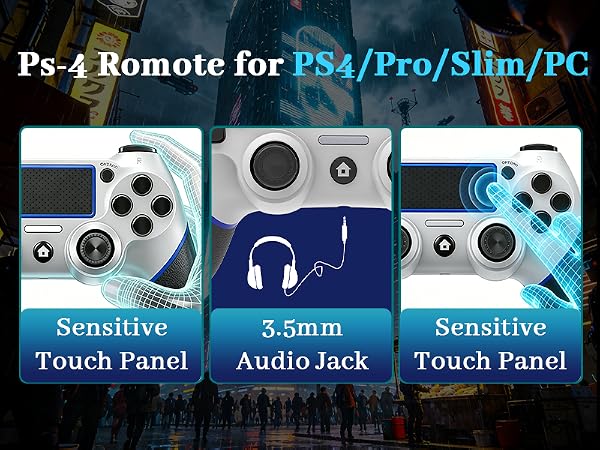 ps4 controller, playstation 4 controller, ps4 controller dualshock 4, dualshock 4,control ps4,White