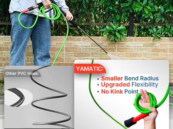 pressure washer gun and hose