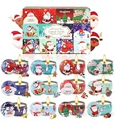 Christmas Scented Candle Gift 12 Pack, Christmas Candles for Home Scented, 100% Natural Soy Wax L...