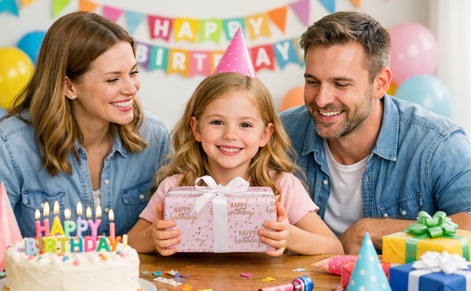 birthday gift wrapping paper