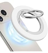 CISID Phone Ring Holder, Dual Sided Magnetic Phone Grip Magnet Cell Phone Finger Holder for Hand ...