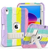 SIBEITU Kids Case for iPad (A16) 11-inch 2025 / iPad 10th Gen 10.9-inch 2022, Shockproof Rugged H...