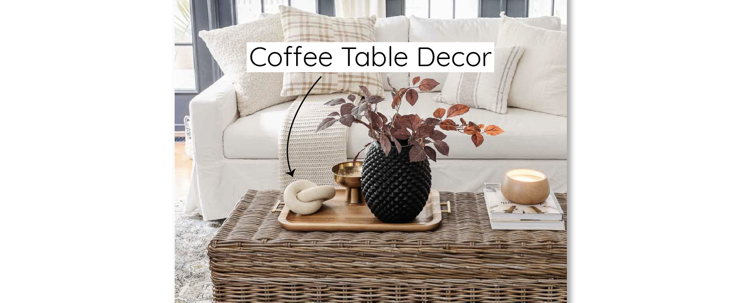 Coffee Table Decor Rool Wooden Knot
